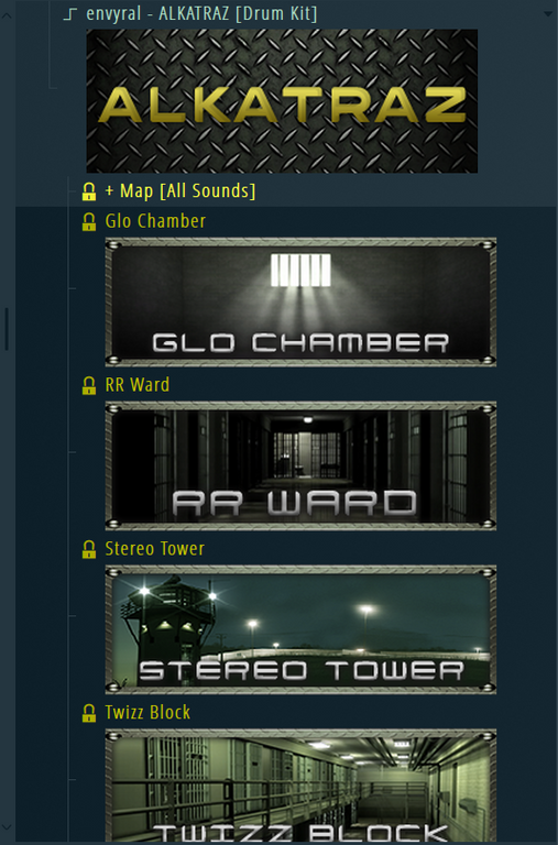 envyral - ALKATRAZ [Drum Kit]