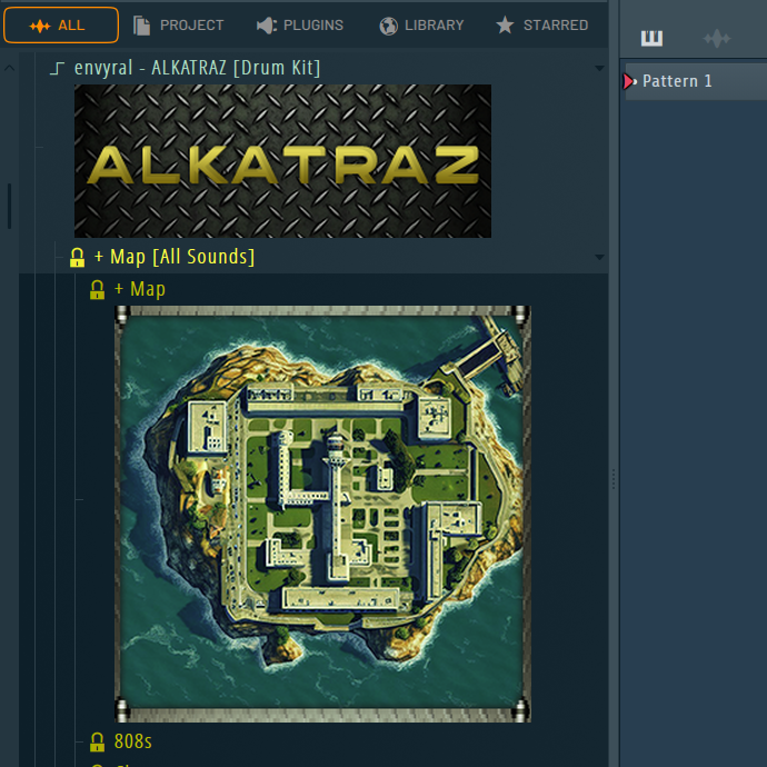 envyral - ALKATRAZ [Drum Kit]