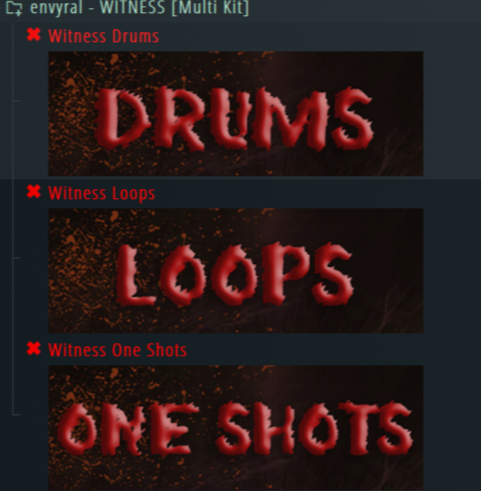 envyral - WITNESS [Multi Kit]